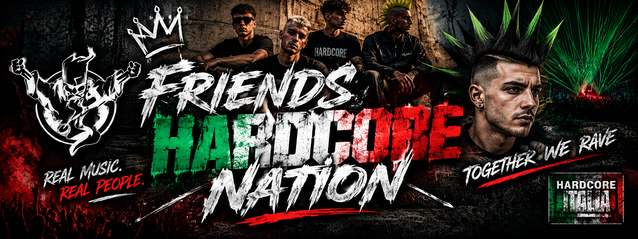 Copertina Friends Hardcore Nation